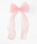 Chiffon Double Bow Hair Clip