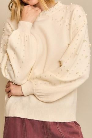 Pearl Sweater, Cream