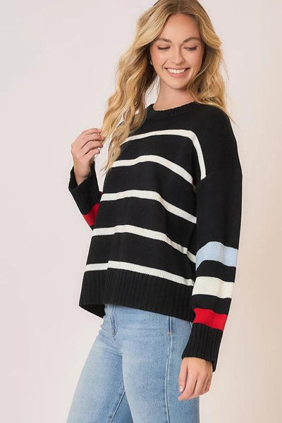 Black Stripe Sweater