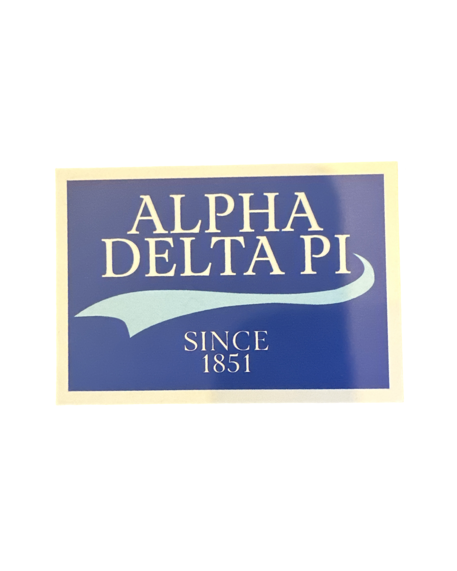 Sorority Sticker - Collegiate Design