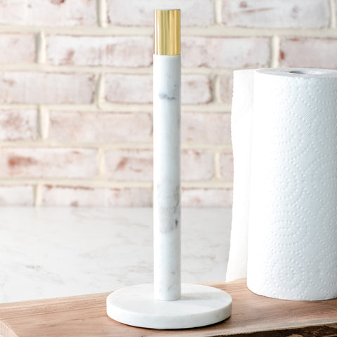 Marble Paper Towel Holder
