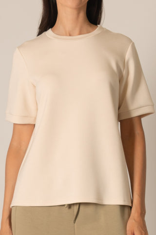 Eggshell lounge shirt