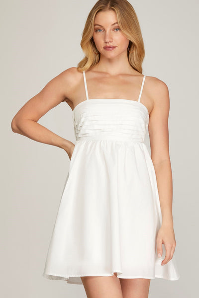 Off white dress w/open back