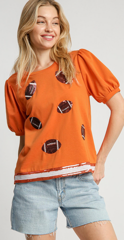 TN Football Orange Top