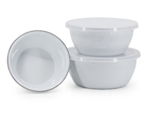 White Nesting Bowls