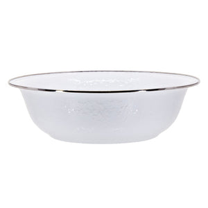 Solid White Serving Basin