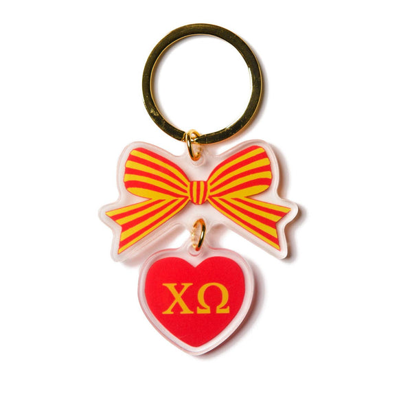 Sorority BOW-DACIOUS Keychain