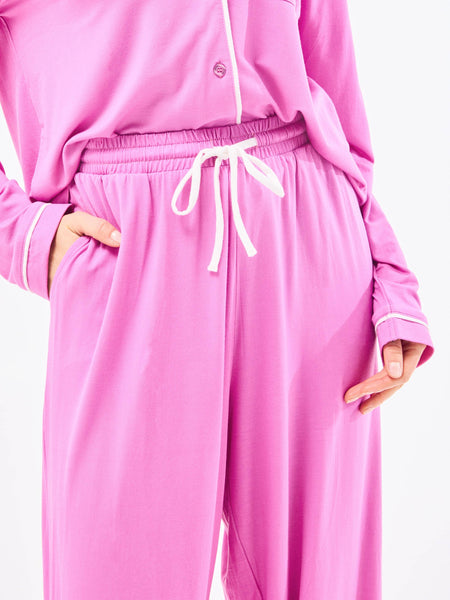 Mary Square - Women's Charlotte Pajama Pants | Orchid: XL