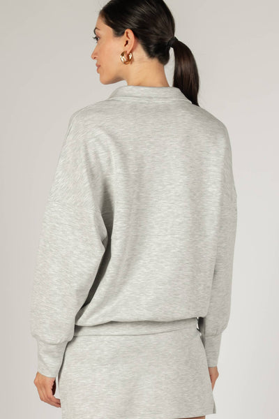 Butter Modal Zip Up Pullover/ Large