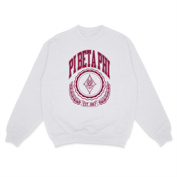 Ivy League Sorority Sweatshirt: SMALL / CHI OMEGA