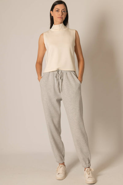 Butter Modal Joggers: Taupe / Small