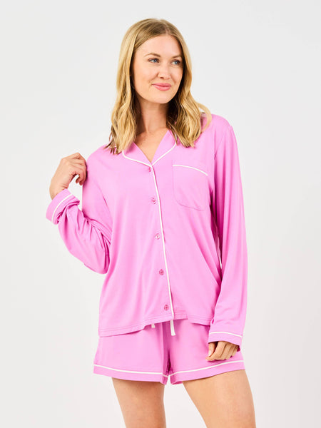 Mary Square - Women's Charlotte Pajama Top | Orchid: XL