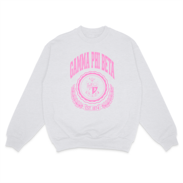 Ivy League Sorority Sweatshirt: SMALL / CHI OMEGA