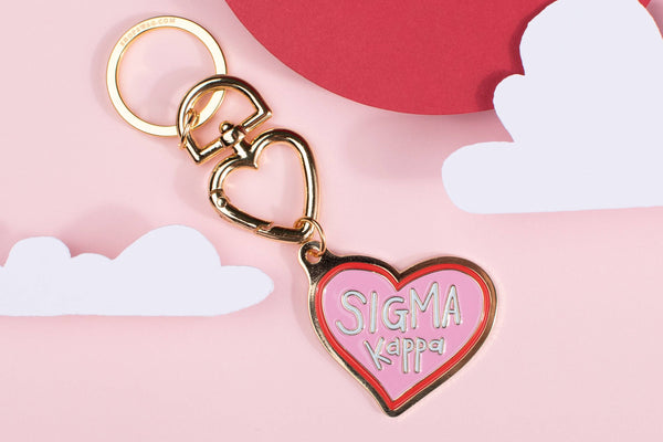 Swag - Sorority Travel Enamel Keychain: Zeta Tau Alpha