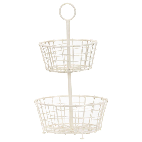 Foreside Home & Garden - Fritz Tiered Metal Basket