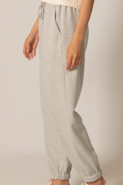 Butter Modal Joggers: Taupe / Small