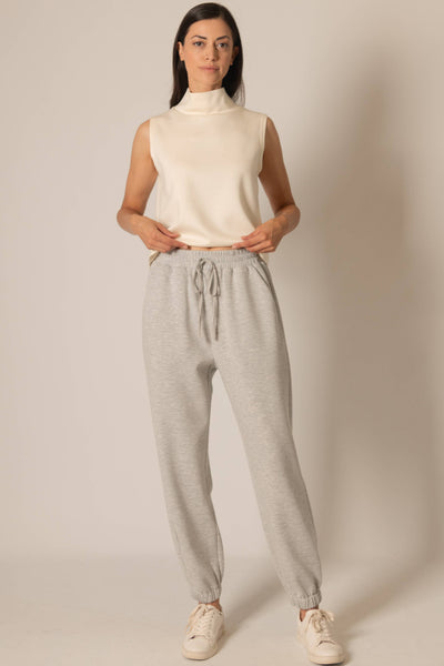Butter Modal Joggers: Taupe / Small