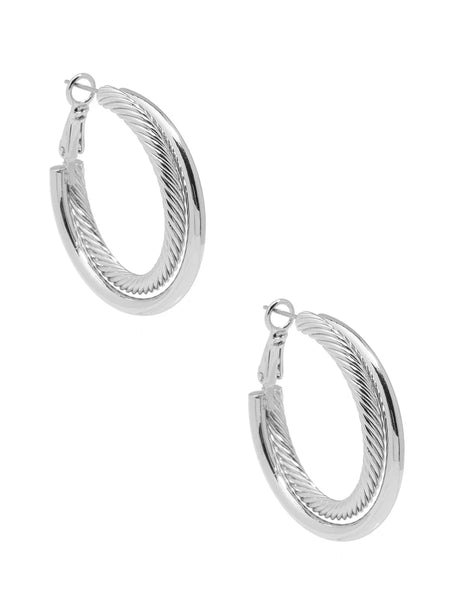 30mm brass based Hoop Earrings