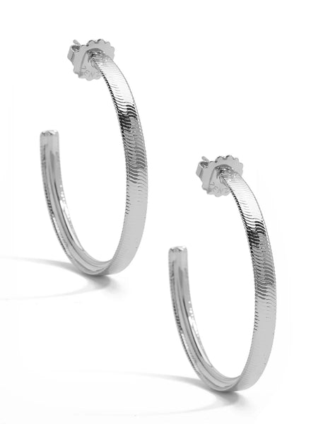 Large Metal Plated Hoop