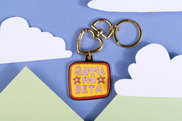 Swag - Sorority Travel Enamel Keychain: Chi Omega