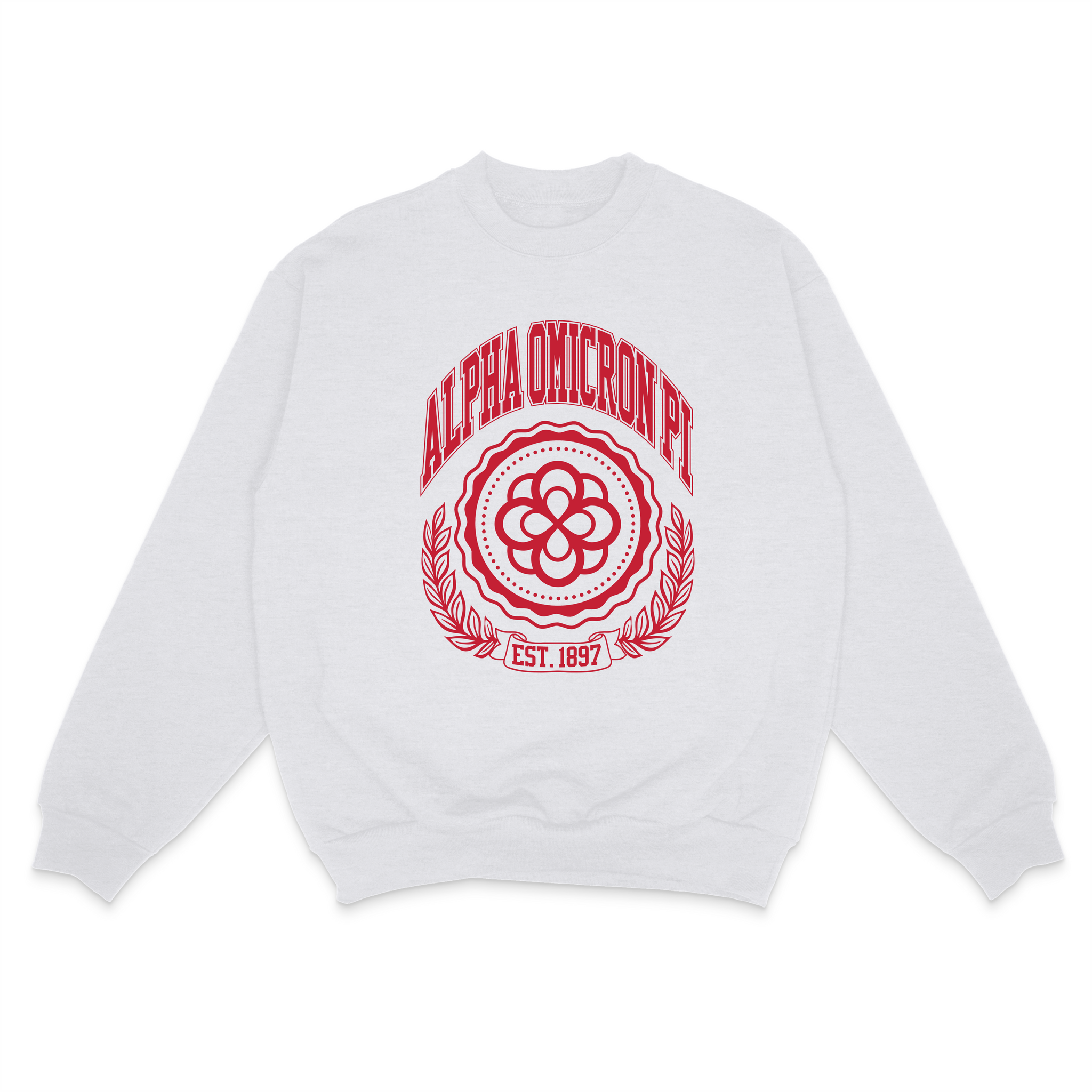 Ivy League Sorority Sweatshirt: MEDIUM / ALPHA OMICRON PI