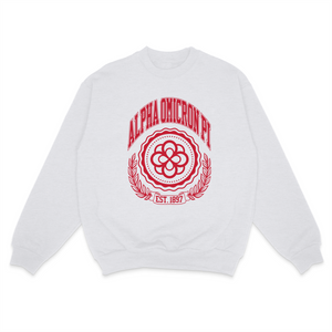 Ivy League Sorority Sweatshirt: X-LARGE / ALPHA OMICRON PI