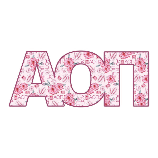 Alpha Omicron Pi Door Hanger