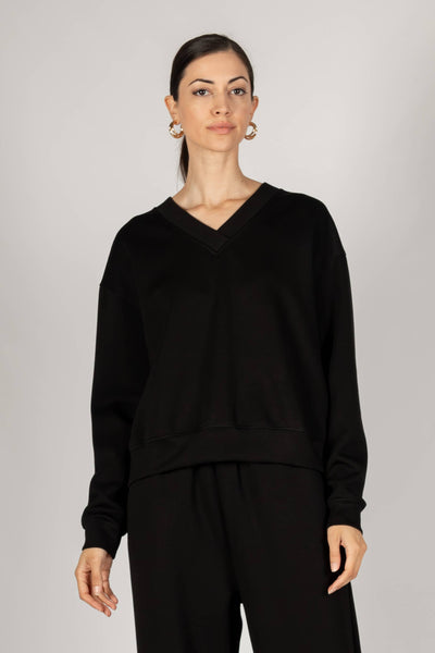 Butter Modal V-Neck Pullover Top / Medium