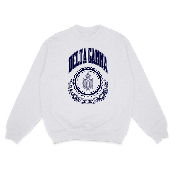 Ivy League Sorority Sweatshirt: MEDIUM / ZETA TAU ALPHA