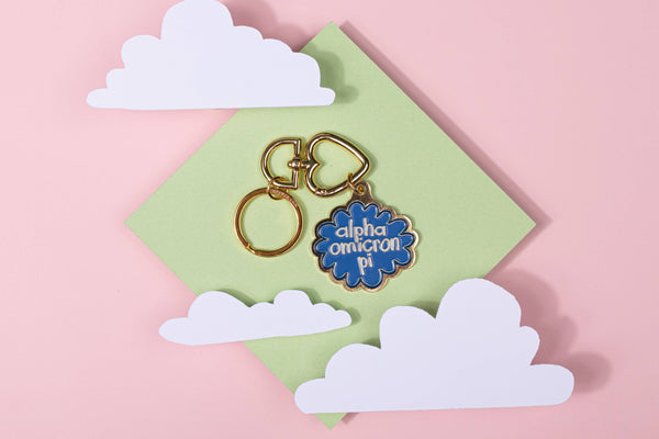 Swag - Sorority Travel Enamel Keychain: Zeta Tau Alpha
