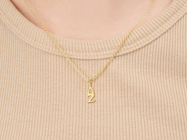 Sorority Greek Letter Necklace: Alpha Delta Pi