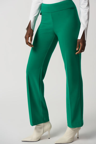 Wide-Leg Pull-On Pants