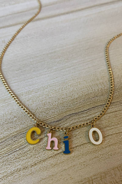 Sorority Rainbow Necklace - AOPi