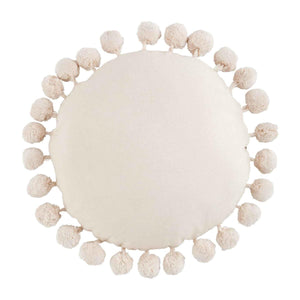 Round Pom Pom Pillow