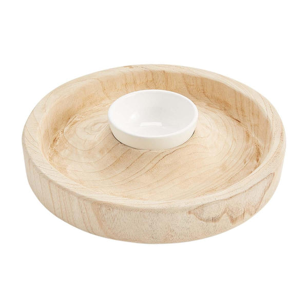 Paulownia Chip and Dip Set