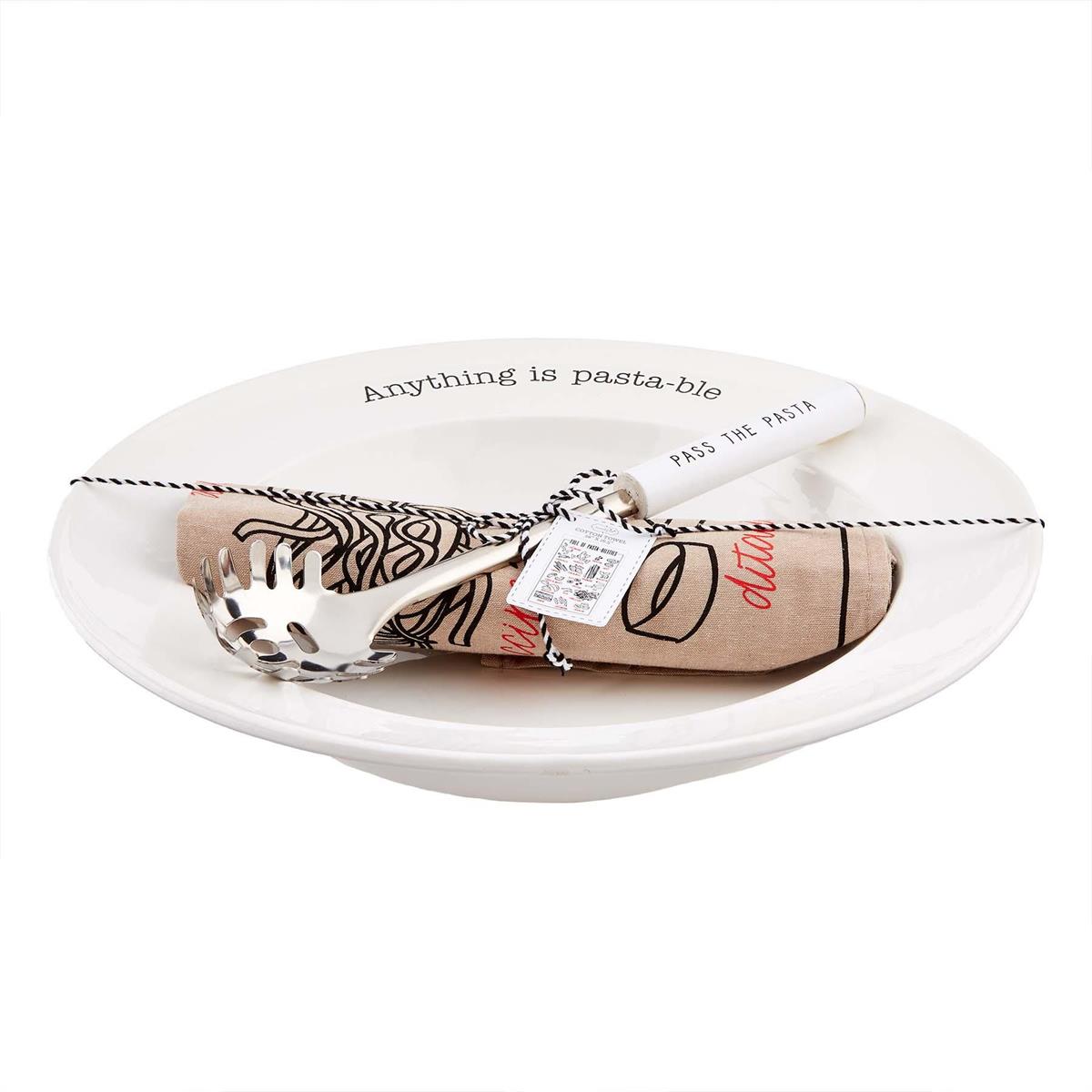 PASTA BOWL & TOWEL SET