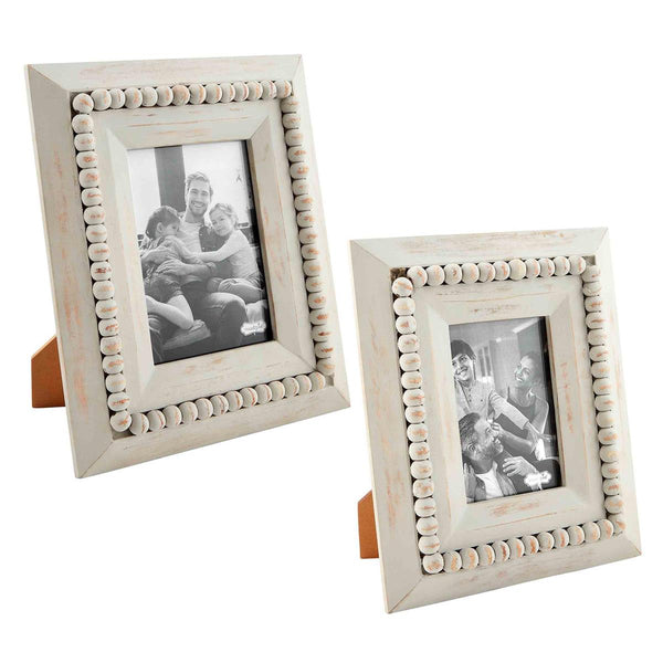 Gray Woodbead Frame
