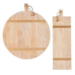 Gold Stripped Wood Board