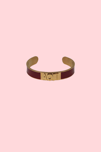 Sorority Bracelet Cuff - Alpha Omicron Pi