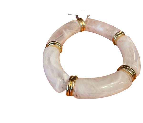 Acrylic and Metal Bracelet