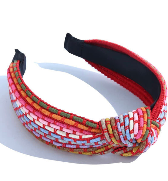 Knotted Raffia Headband