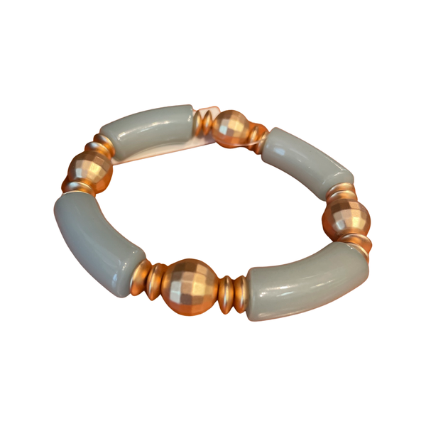 Acrylic and Metal Bracelet