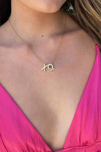 Sorority Letter Necklace - Chi Omega