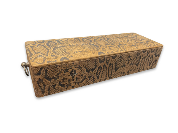 Python Leather Desk Box