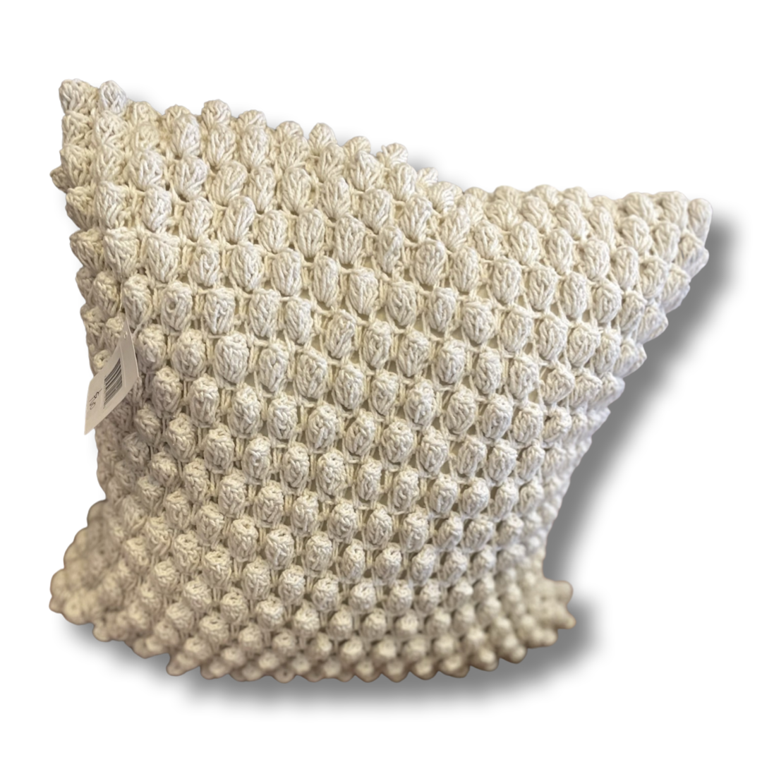 Crochet Pom Pillow